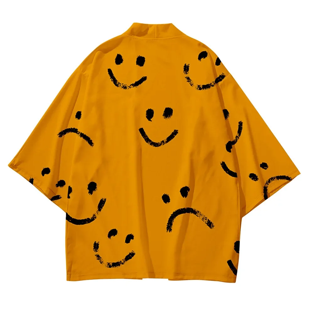 ثوب الكيمونو الياباني ريترو معطف رقيق Haori Hanfu بلايز الصيف الآسيوية الشارع الشهير طباعة كيمونو سترة قميص رداء ياباني الكيمونو