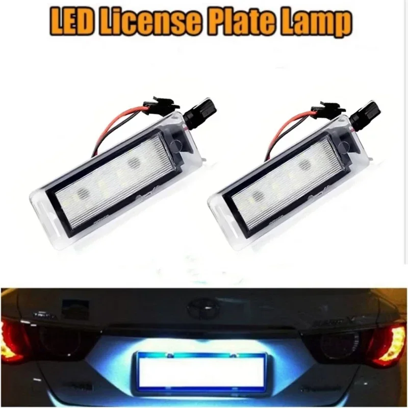 12 فولت LED رقم لوحة مصباح ل بويك أوبل موكا إنسيجنيا تورير كاديلاك Ats Cts ELE XTS SRX GMC لوحة ترخيص ضوء الجمعية