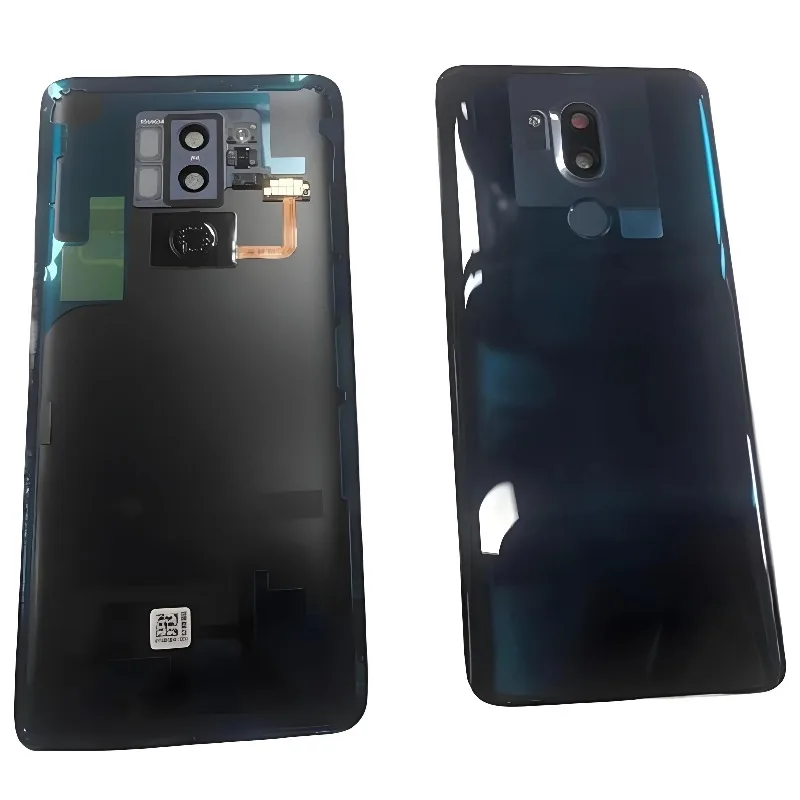 For LG G7 / G710 /G7 Tinq Glass Battery Cover Rear  Panel Housing Case Replace With Equipped fingerprint recognition and lens