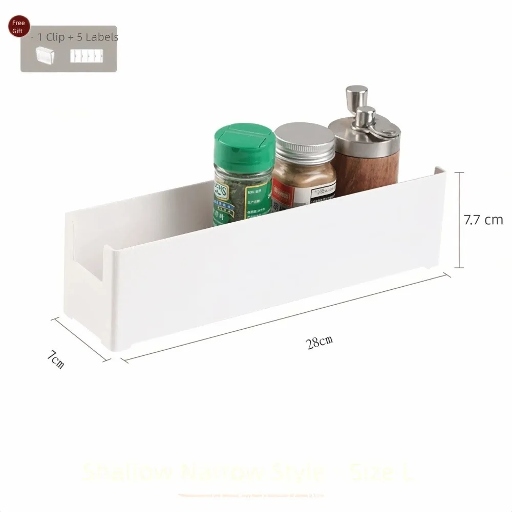 Right Angle Retractable Storage Box Plastic Sundries Organization Organizer Box Cooking Tool Storage Scalable Sundries Organizer