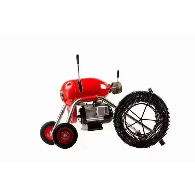 Professional 220V Drain Pipe Cleaning Machine Electric Auger Water Drain Pipe Cleaning Machine Sewer Cleaner Machine