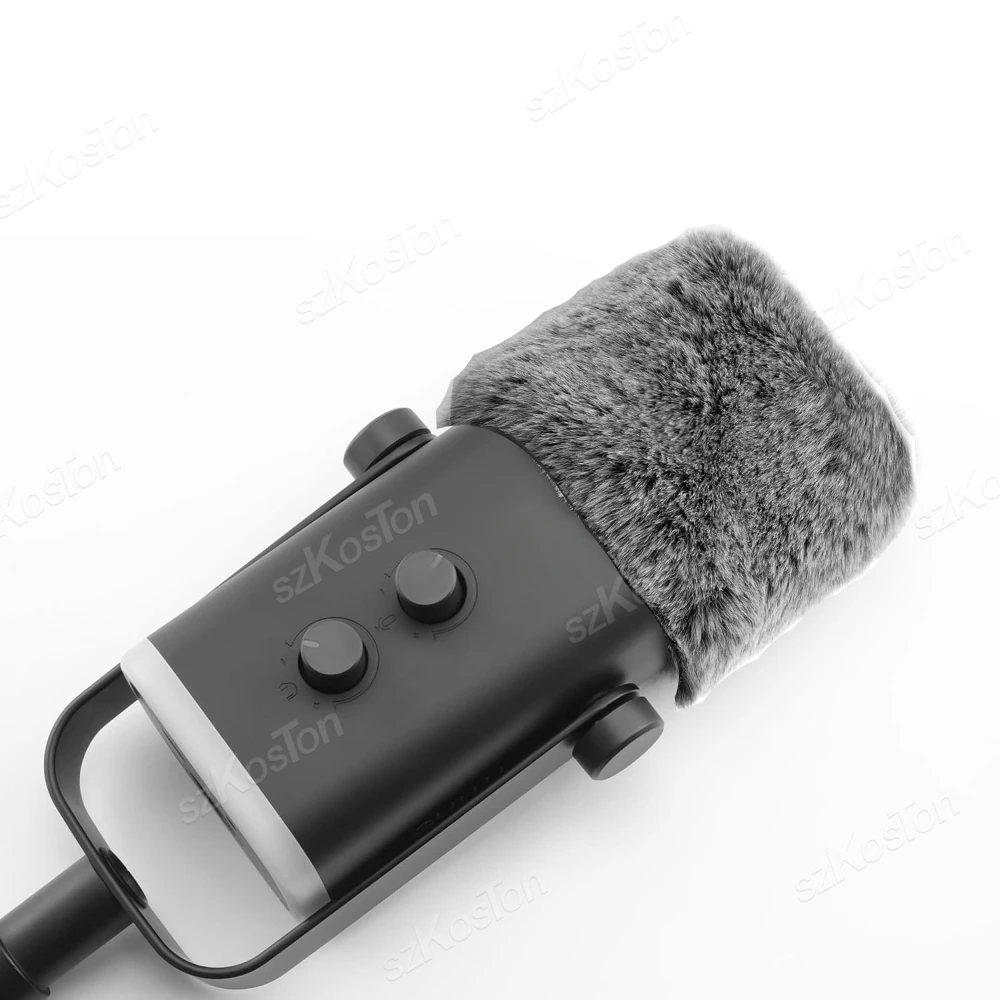 Microphone Muff Wind Cover Noise Reduction for AM8 Microphone Foam Cover Pop Filter Furry Windscreen for AM8 MicFurry Windscreen