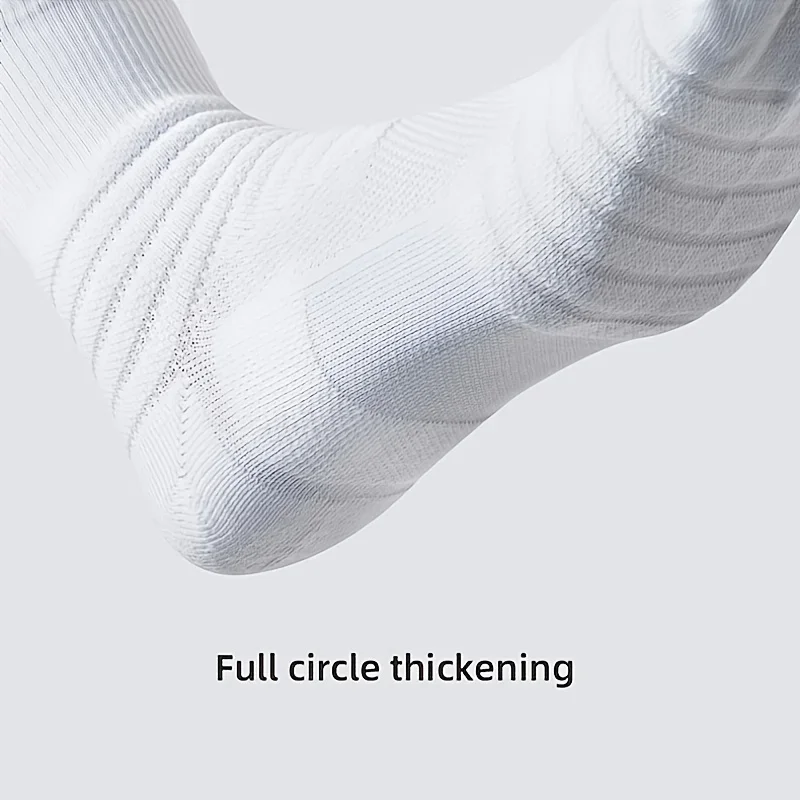 3 paires de chaussettes pour hommes, bas ajustés, basket-ball respirant, sport, chaussettes de cyclisme, évacuation de l'humidité et de la transpiration