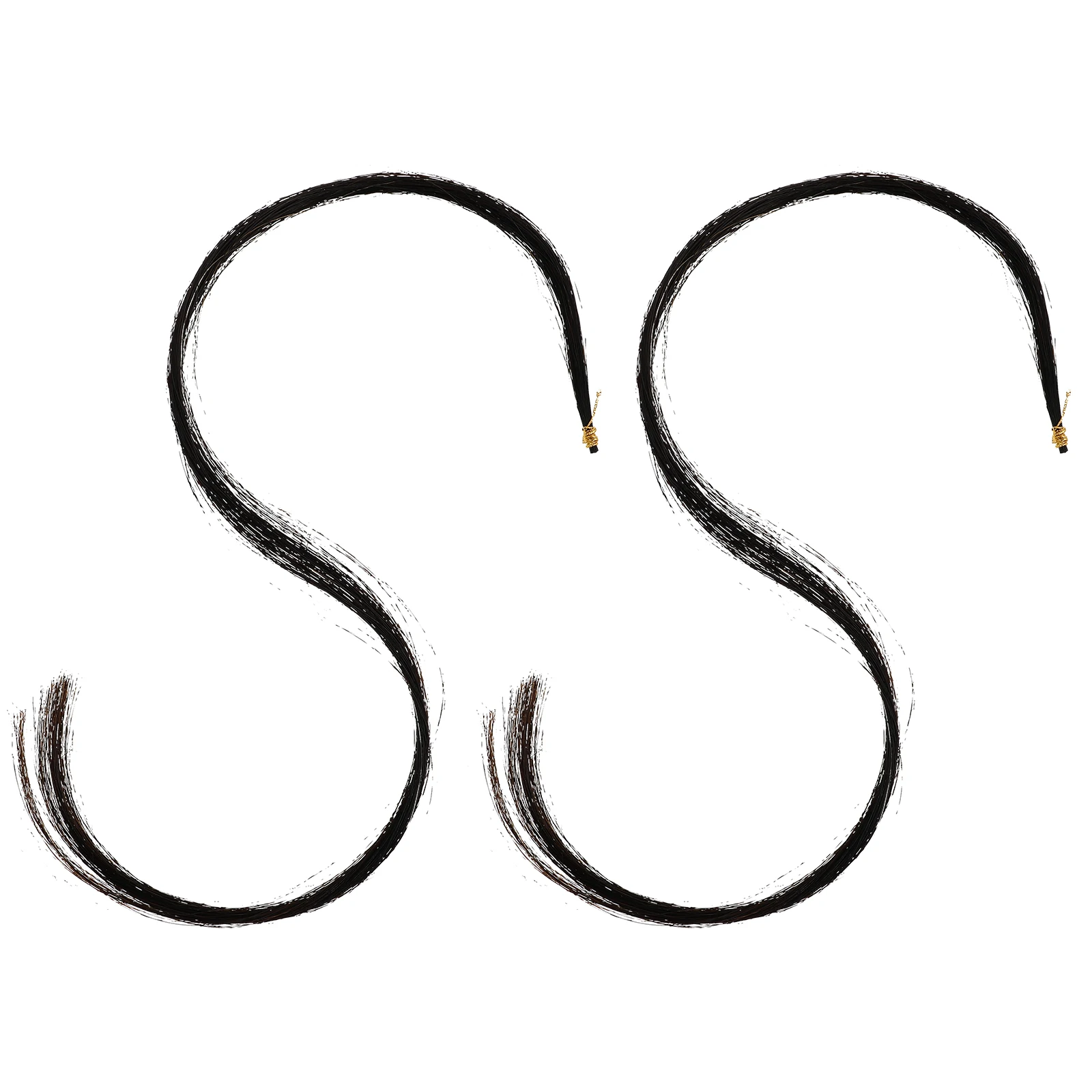 

2PCS Viola Bow Hair High-quality Black Accessories for Violin Cello Long-lasting Smooth Deluxe Viola Horse Hair Supply