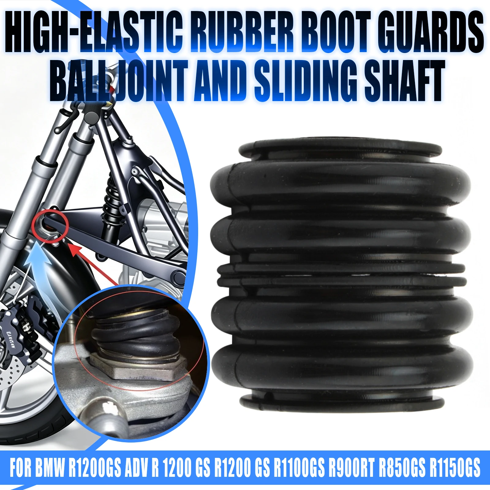 For BMW R1200GS R1150 R1100 R850GS Motorcycle Ball Joint Telelever Rubber Boot Dust Guard Cover Repair Kit