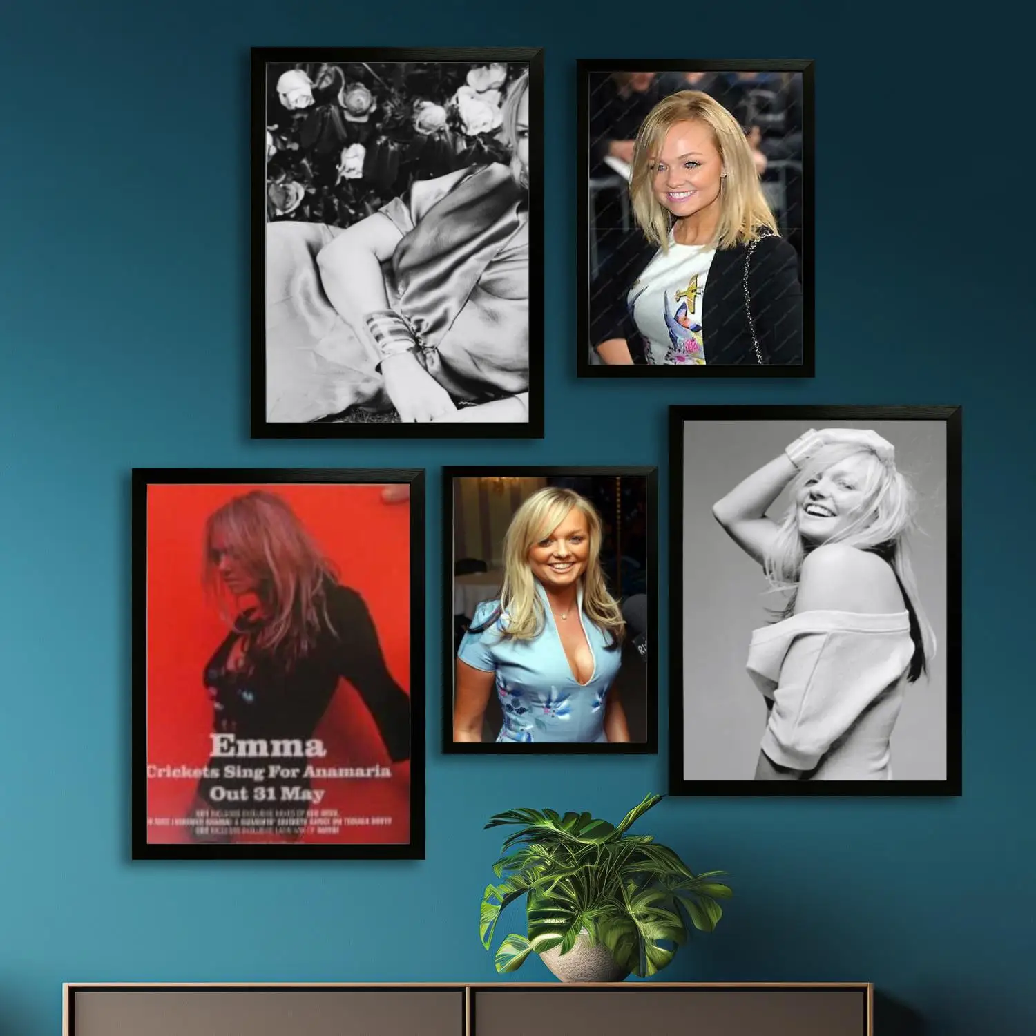 إيما بونتون ملصق فني قماشي وطباعة صورة فنية جدارية، ملصقات ديكور غرفة نوم الأسرة الحديثة، اللوحة الزخرفية #1