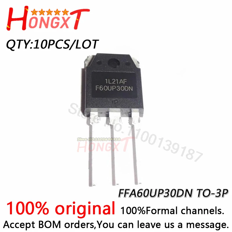 10PCS NEW F60UP30DN  FF60UP30DN  FFA60UP30DN  TO-247 fast recovery diode 60V 300V