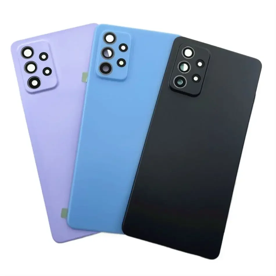 เปลี่ยนสําหรับ Samsung Galaxy A52 A52s A72 4G 5G A525 A526 A528 A725 ฝาหลังแบตเตอรี่ด้านหลังประตูแผง