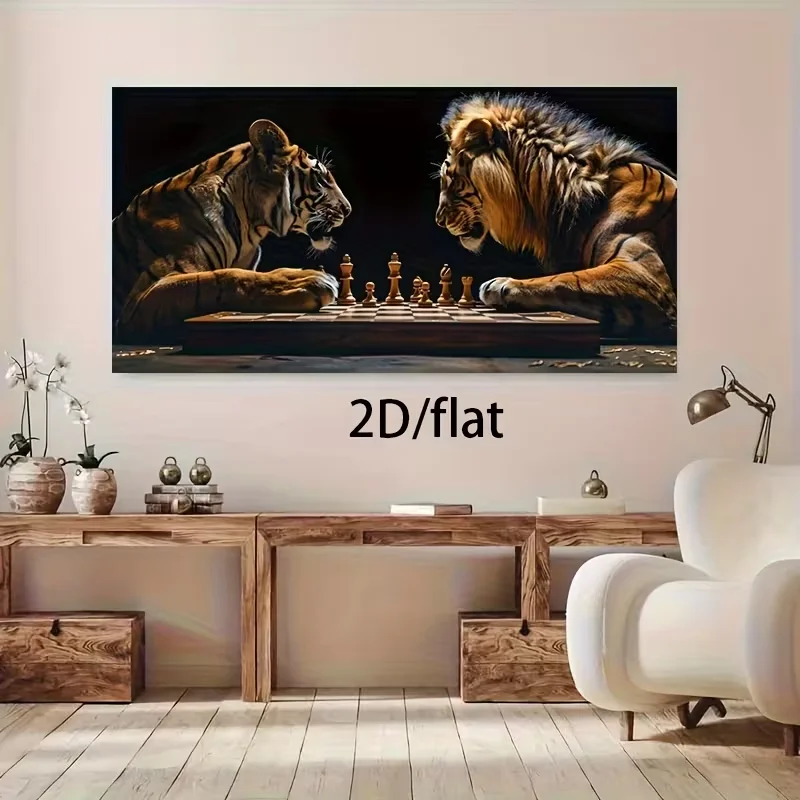 1pc (No frame),2D/flat 1pc 27.55inch*55.11inch/ 70cm*140cm Frameless Modern Woman with a Hat Canvas Painting Art for Living Room