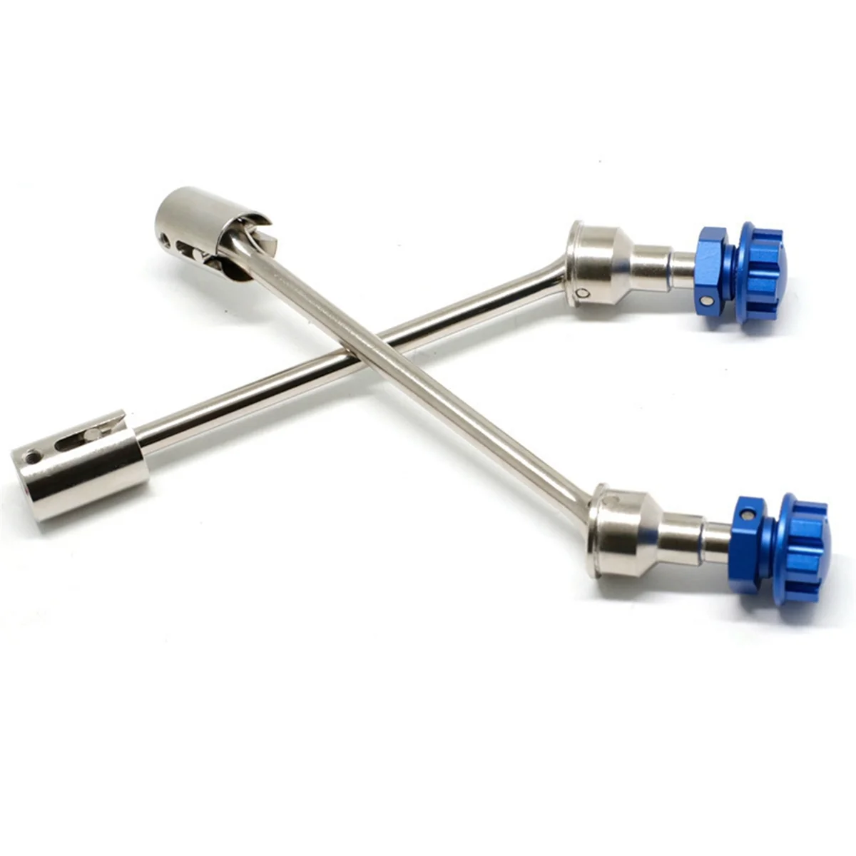 

YKH_Extended карданный вал CVD для радиоуправляемого автомобиля Traxxas MAXX 1/10, черный и синий