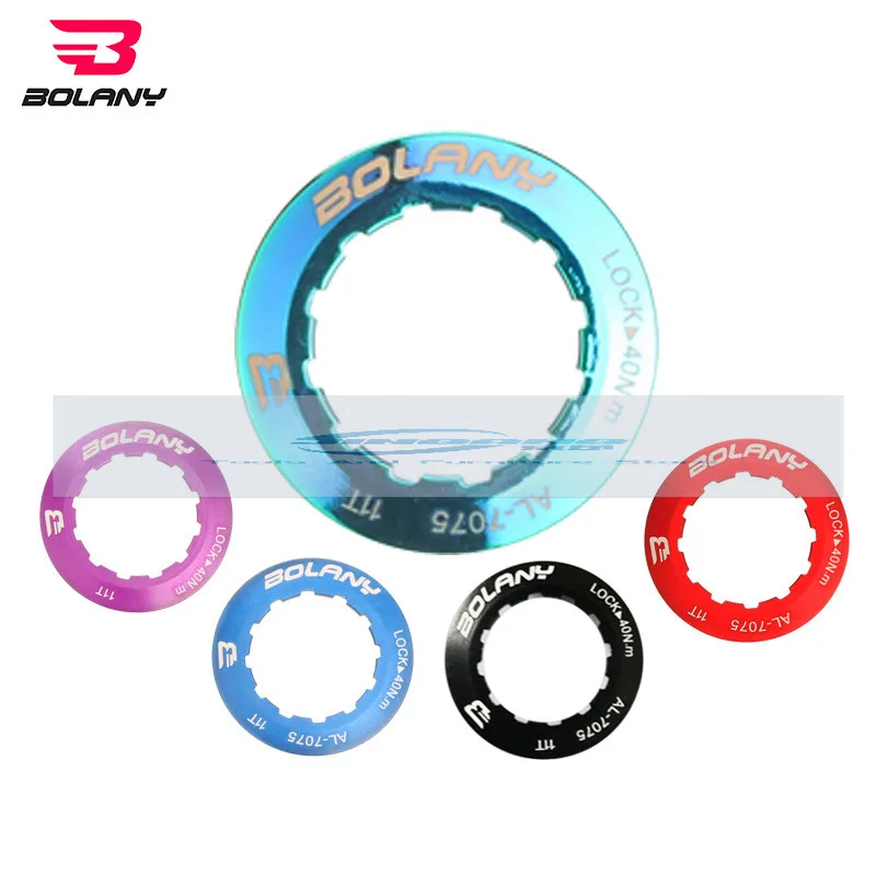 

BOLANY mountain bike flywheel locking cover, cassette 7075 aluminum alloy locking ring