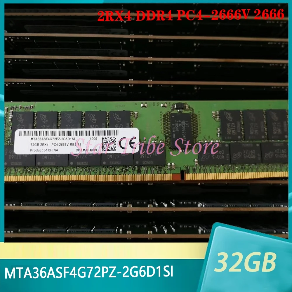 

1 шт. 32 ГБ MTA36ASF4G72PZ-2G6D1SI 32G 2RX4 Оперативная память DDR4 PC4-2666V 2666