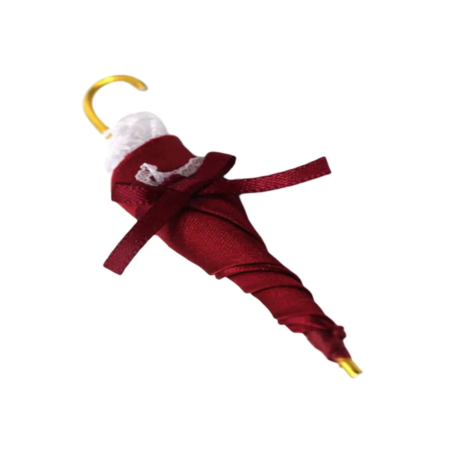 

1 12 Scale Doll House Umbrella Mini Furniture Ornament for Girls Playhouse Wedding Photo Props