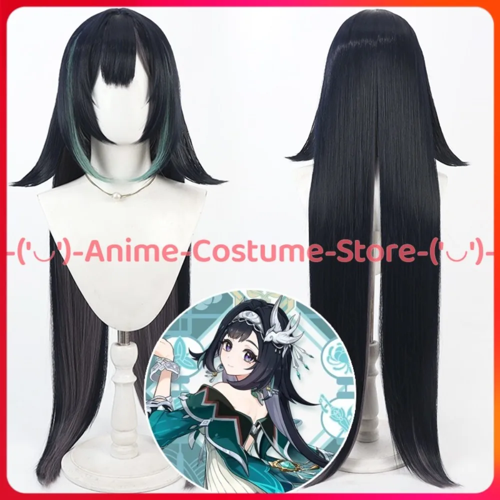 

Genshin Impact Lanyan Cosplay Wig Anime Game Character Halloween Carnival Party Costume Wigs Heat Resistant Synthetic Hair