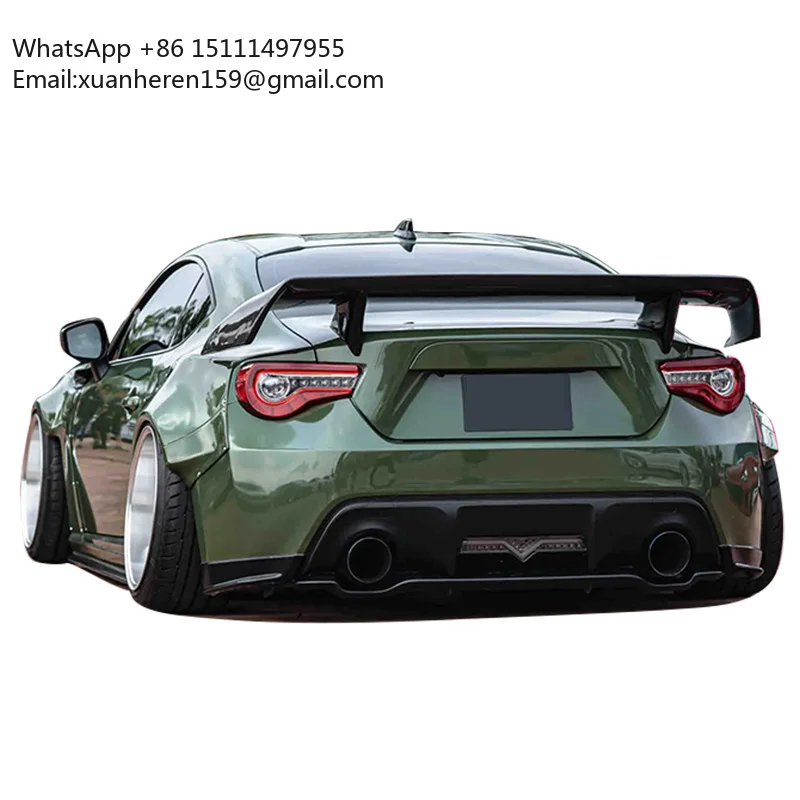 ABS GT Tail Wing Big Rear Universal Spoiler Trunk Wings Plastic I Style for All Car Series Racing Spoiler Carbon Fiber GT-Style