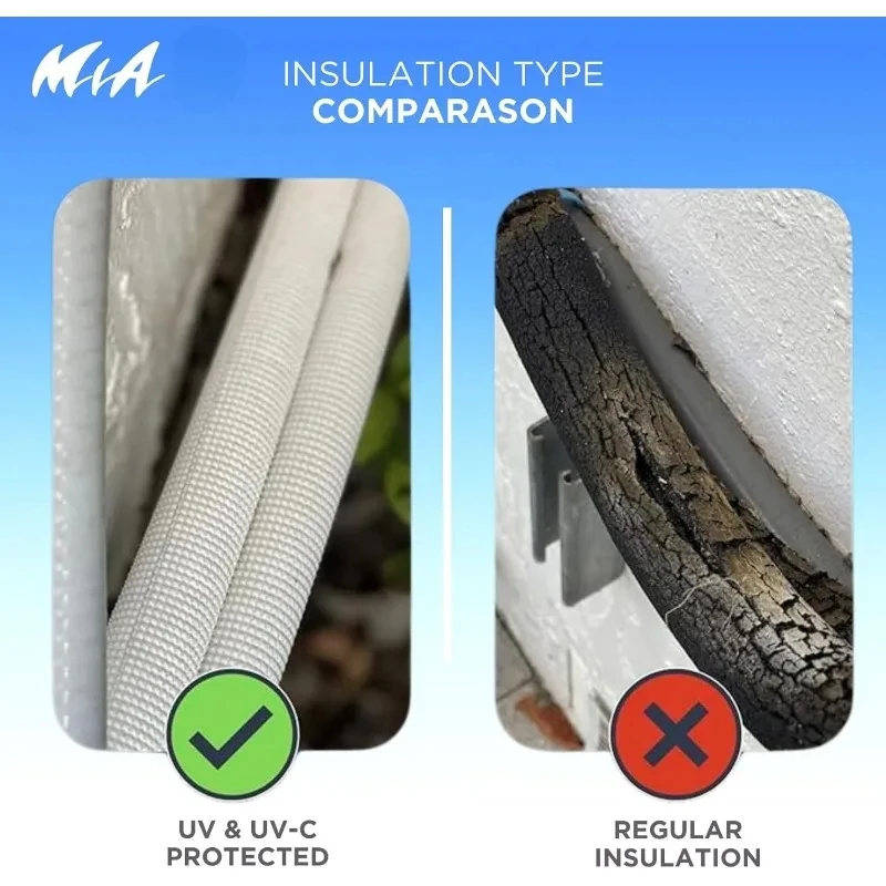 سلسلة ميا مكيف هواء صغير سبليت وسخان ، محول بدون ماء مثبت على الحائط ، نظام مضخة حرارية ، مجموعة التثبيت