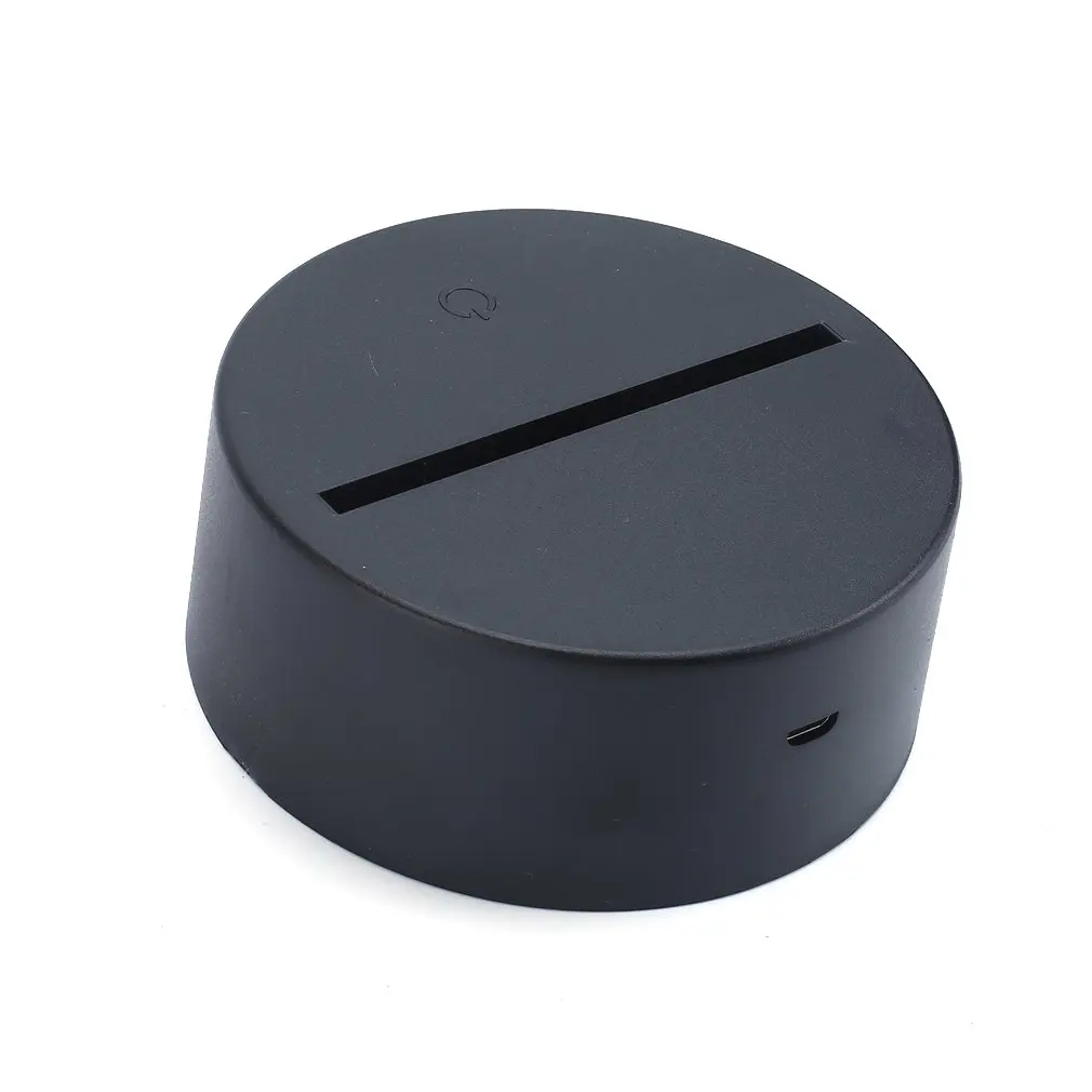 LED Lamp Bases 7 Colors Touch Switch Remote Control Replacement Bases 3D Table Desk Lamps Accessory For Illusion Night Light