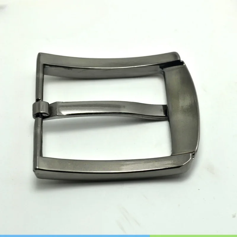 1pcs Metal 40mm Belt Buckle Middle Center Half Bar Buckle Leather Belt Bridle Halter Harness belt Accessories Fit for 37mm-39mm