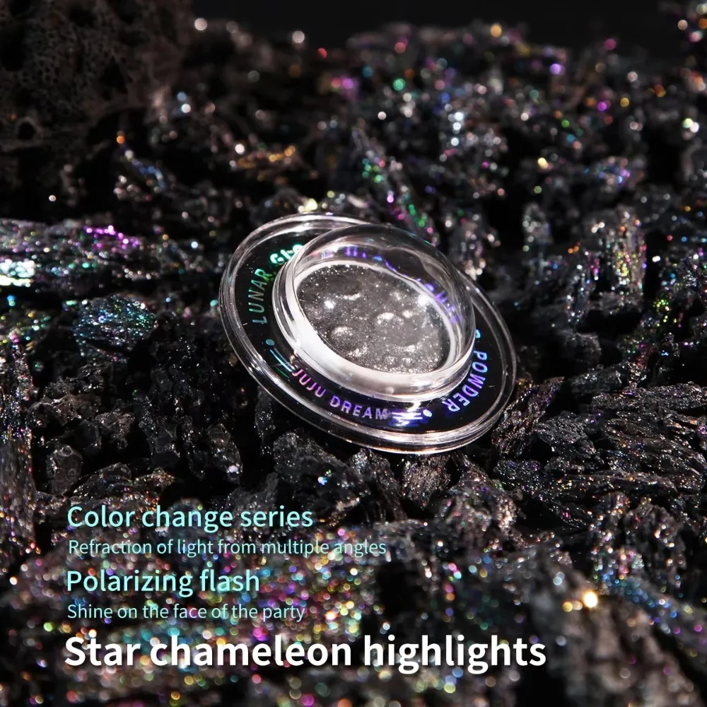 ظلال عيون واحدة ساحرة جديدة مكونة من 5 ألوان عالية الصبغة ومشرقة تدوم طويلاً على شكل كوكب لمهرجان الموسيقى #3