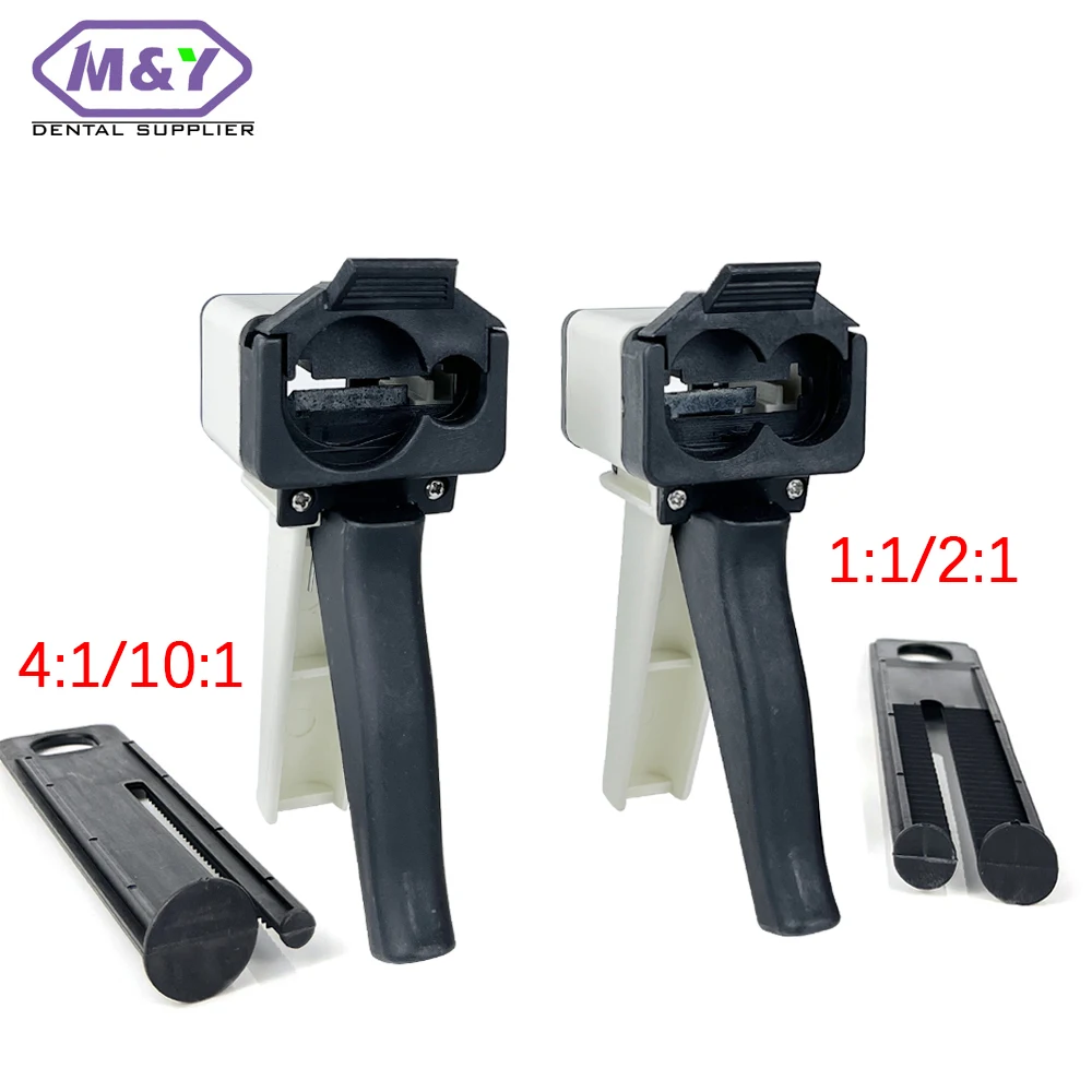 

Dental Impression Material Mixing Gun 1:1/2:1 & 4:1/10:1 Ratio-Dispenser Gun Professional Dentistry Clinic Mixer Tool Accessory
