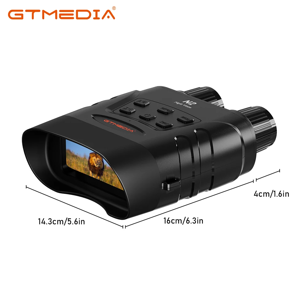 

GTMEDIA N2 1080P WiFi Night Vision Binoculars 5X Digital Zoom 300m Infrared Telescope Goggles for Hunting Camping Video Recordin