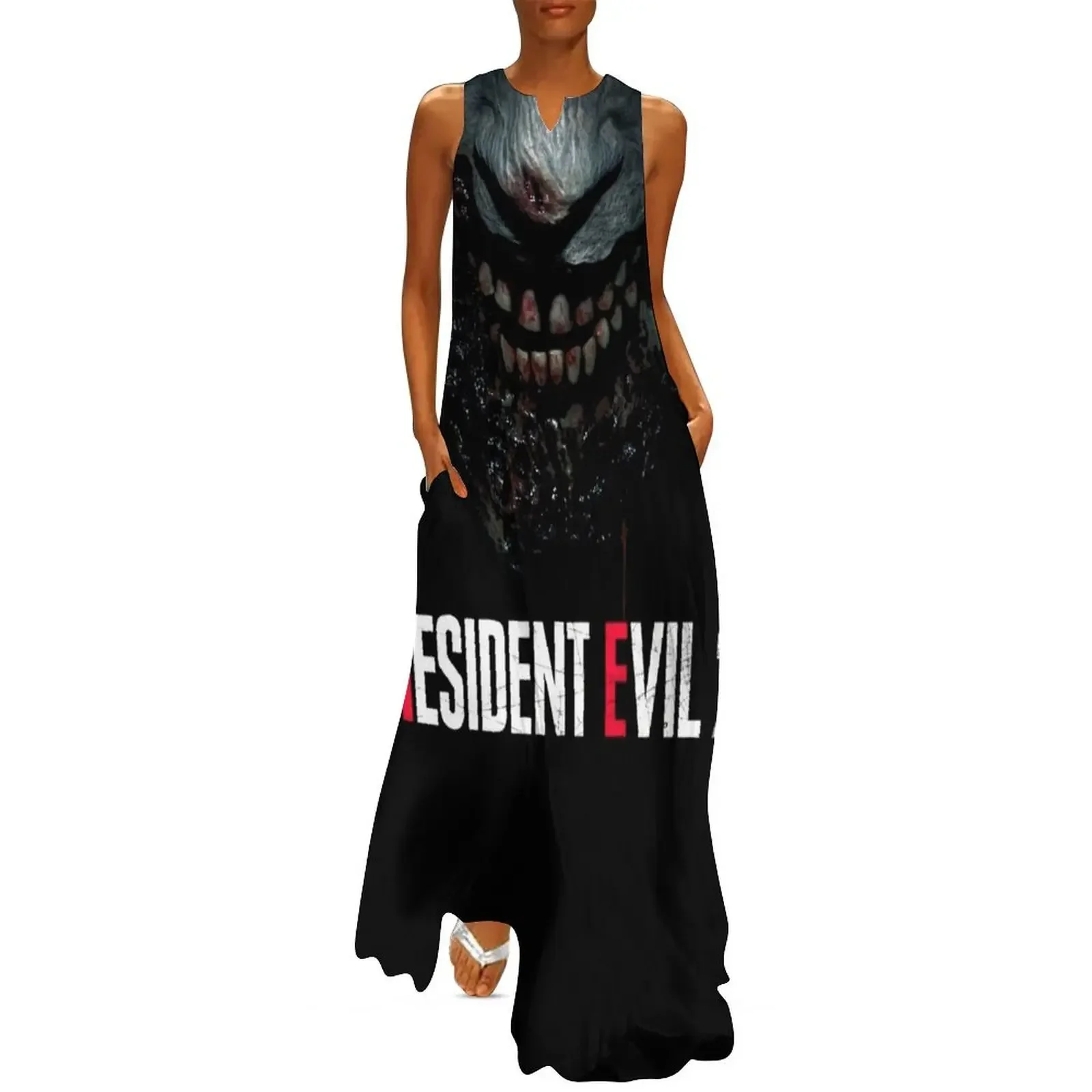 

Evil 2 Long Dress summer women's suit Dress woman women long dresses evening dress ladies