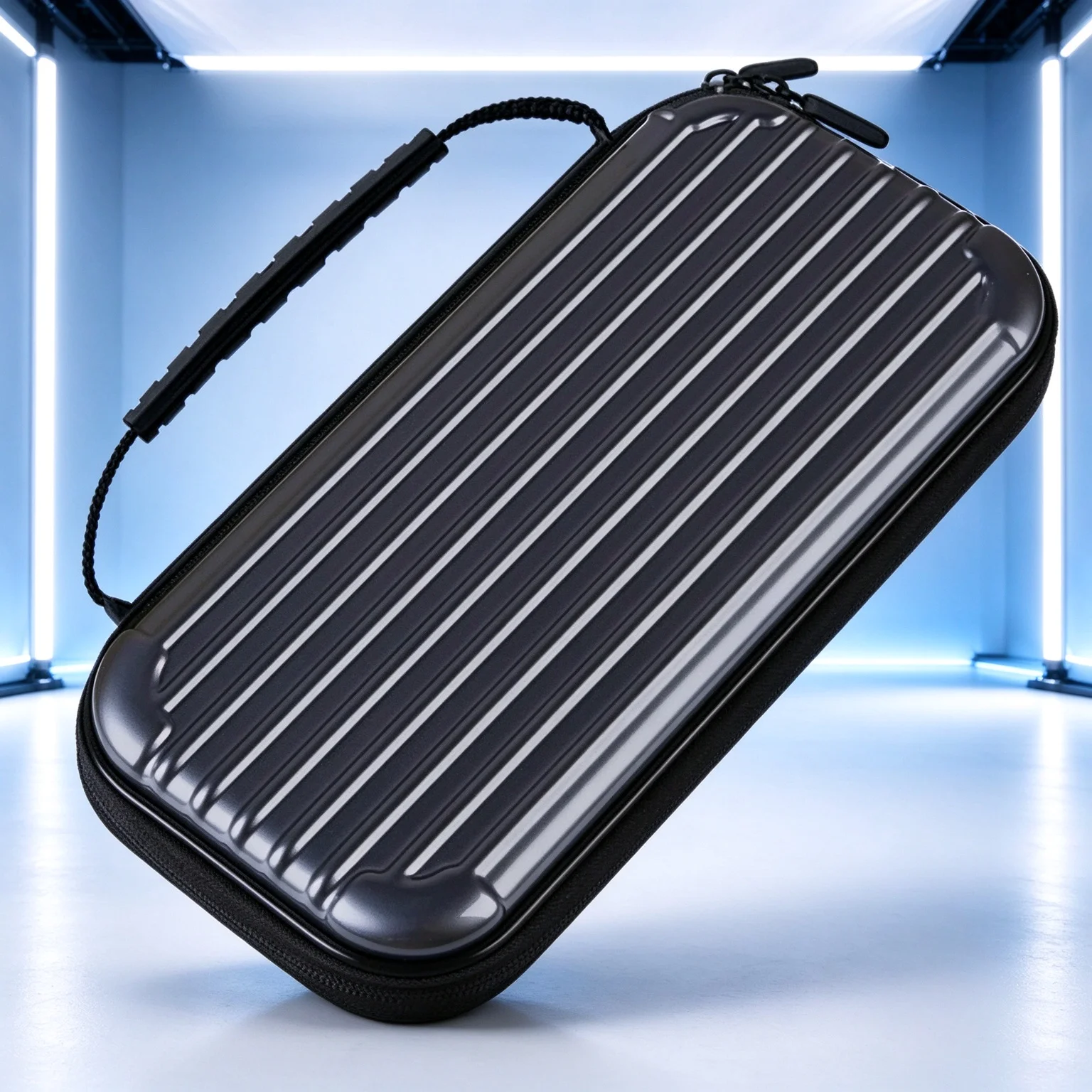 Storage Bag For Switch (OLED) Dual Smooth Zipper Design Allows Quick Opening And Closing Without Tearing Inner Soft Fabric Linin