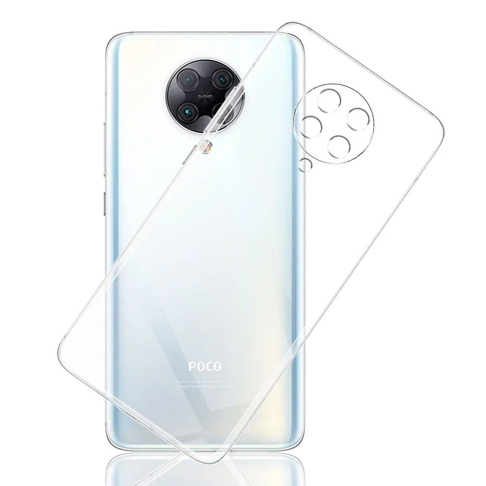 For Xiaomi Poco F2 Pro Clear Case Silicon Soft Cover For Poco F2 Pro Phone Case For PocoF2Pro Clear Ultra Thin Bumper Coque