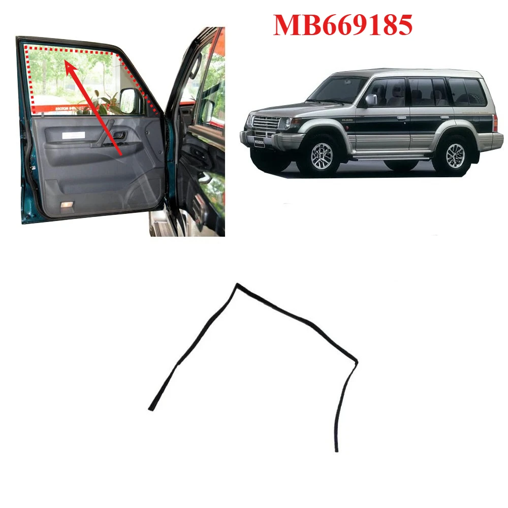 

Цельный уплотнитель оконного стекла для Pajero V30 V20, герметик для стеклянного грязевого канала для Montero V40 V10 MB669185 для Shogun V32