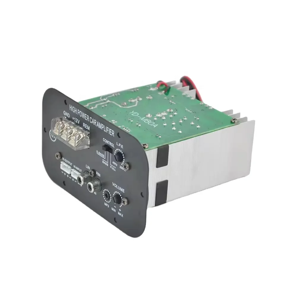 

Factory 80W Car Amplifier with Monol Sound Big Power Active Amp(AB80W) for Subwoofer Modification and Woofer Use