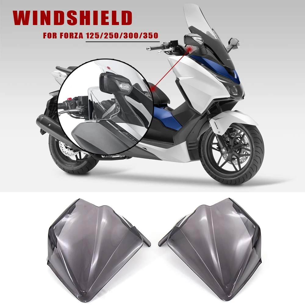 

2019 2020 2021 2022 Motorcycle Windshield Wind Deflector WindScreen HandShield Handguard FOR HONDA FORZA Forza 125 250 300 350