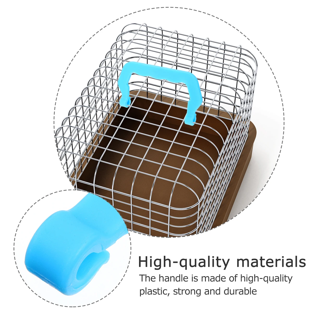 

10pcs Portable Bird Crate For Dog Plastic Bird Kennel Plastic Handles For Dog Crates Handle Outdoor Cage Pet Cage Handle Lifting