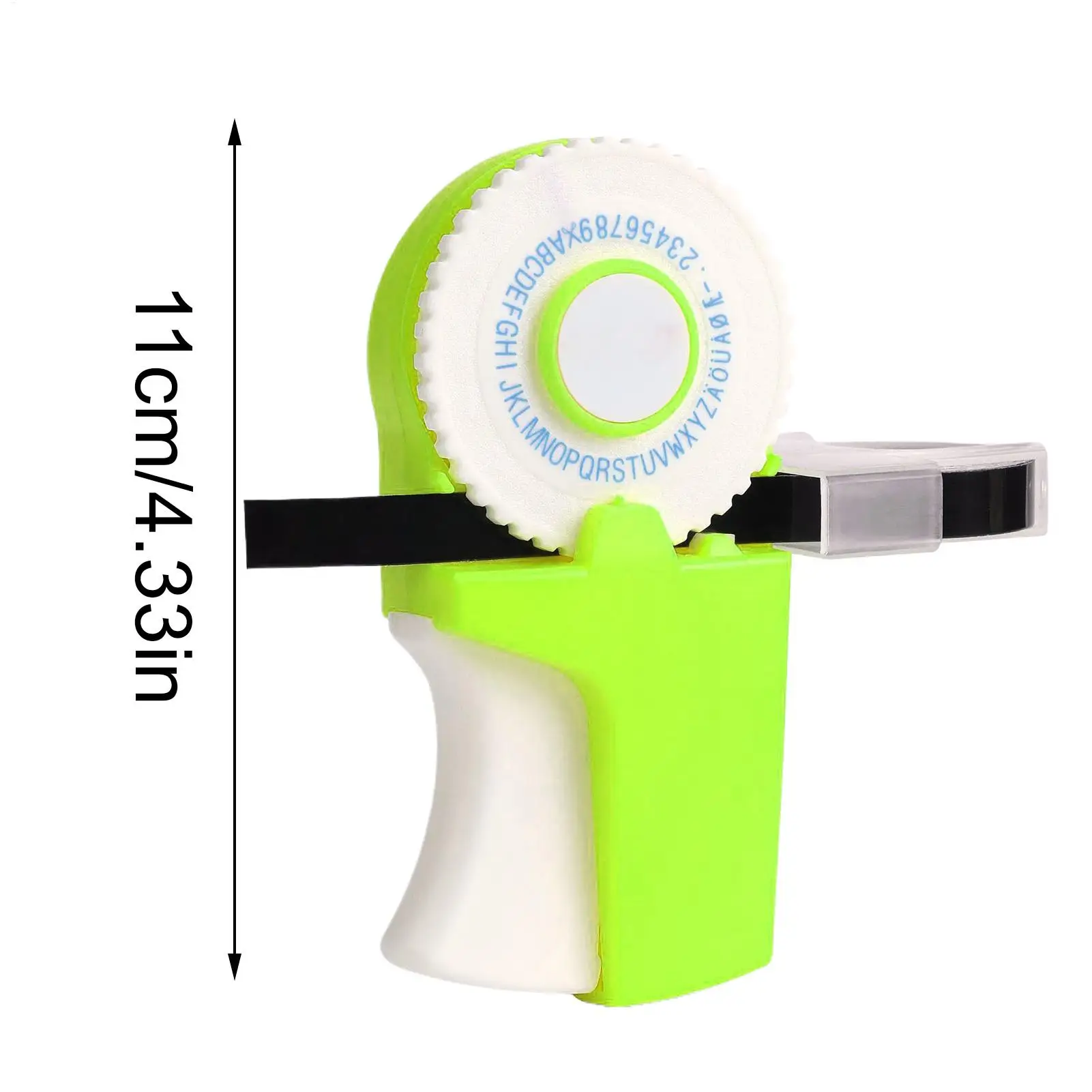 Präge-Etikettendrucker, 3D-Präge-Schreibmaschine, tragbarer Mini-Etikettendrucker für Outdoor-Spielzeug, Scrapbooking, Dokumente, Schreibwaren, Karte