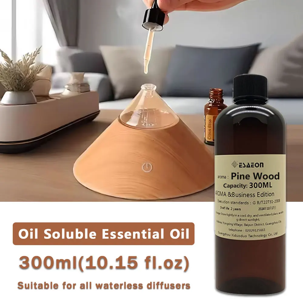 ESAEON 300ml (10.15 fl.oz) Pine Wood/Miss Coco Essential Oils - Diffuser Supplement Liquid Hotel Diffuser Replenish Perfume Oil