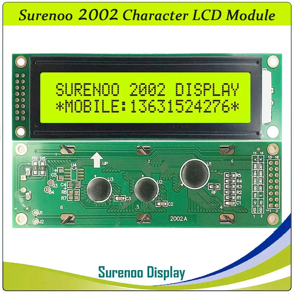 Surenoo 2002 202 20*2 Parallel Serial IIC I2C TWI LCD2USB USB2LCD USB Character LCD Module Display Screen Panel for Arduino