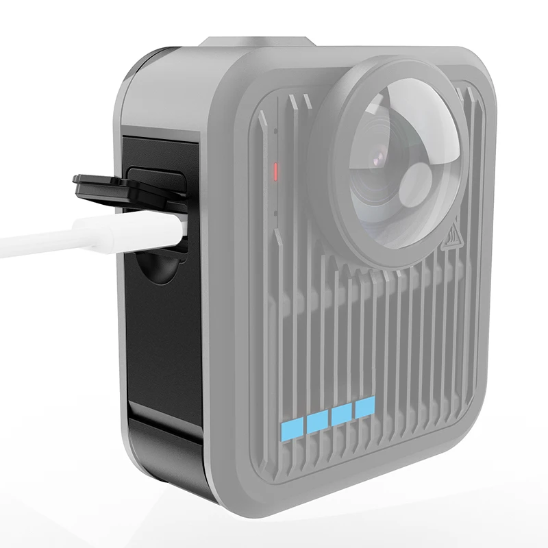 Batterie-Seitenabdeckung für GoPro MAX 2, wassergespritztes Laden, regensichere Abdeckung für GoPro MAX2 Kamera, Ersatzzubehör – Detail 6