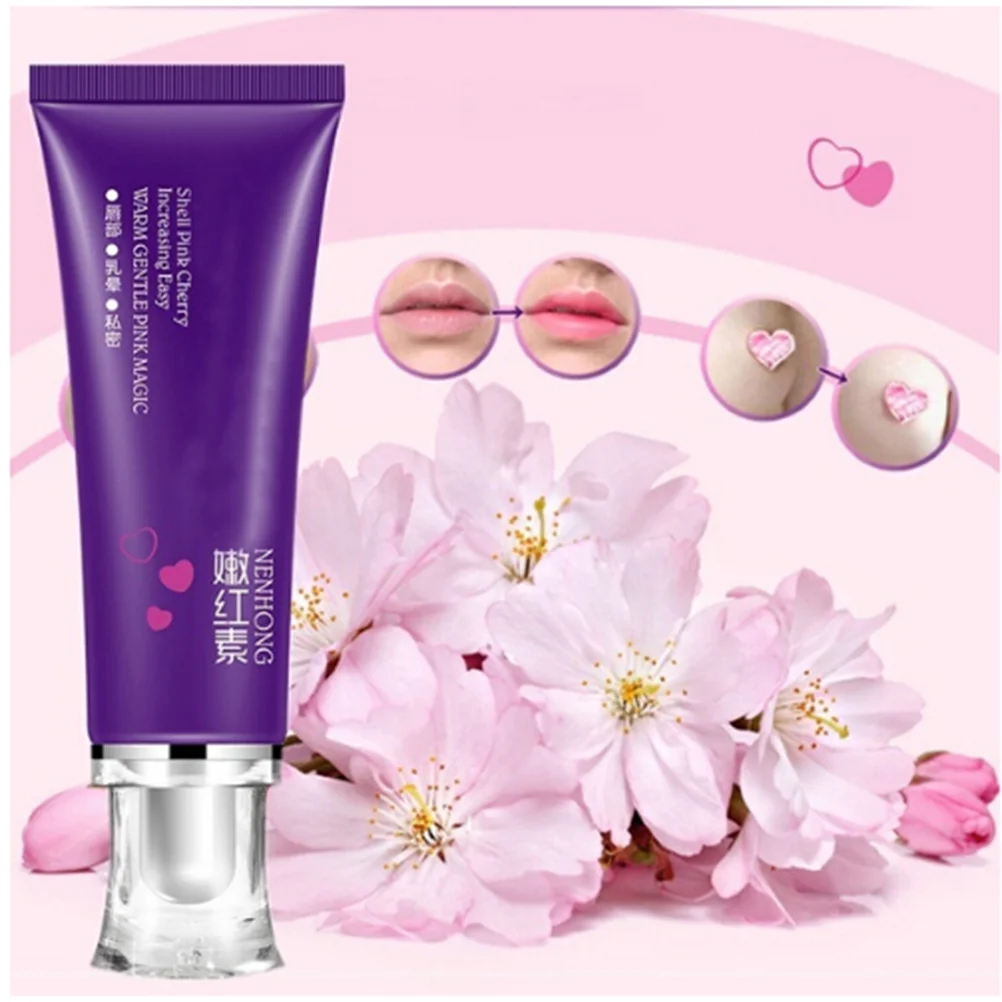 Skin Whitening Cream Vegan Gloss Cherry Blossom Extract Natural Cream For Body Face Women Bikini Area