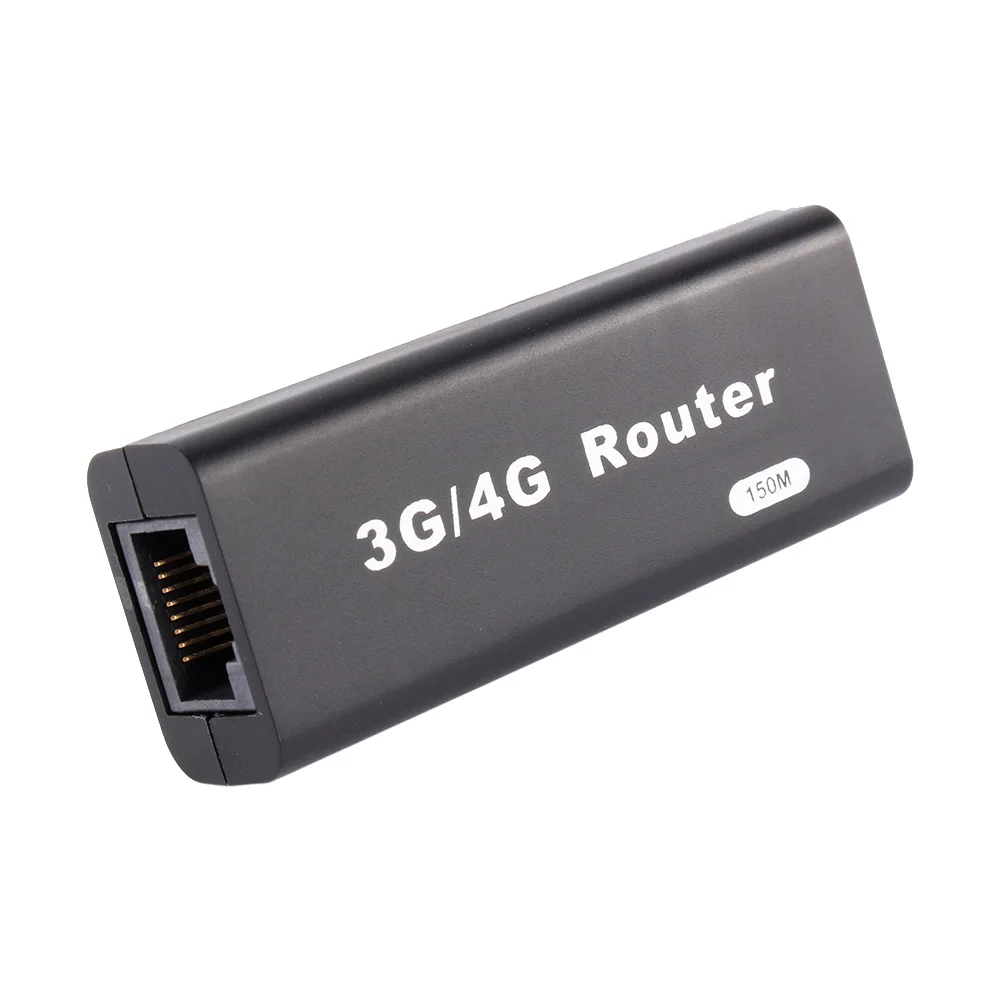 Портативный мини-3G Wi-Fi Wlan Hotspot 150 Мбит/с Высокопроизводительный беспроводной съемный USB-маршрутизатор RJ45 Быстрая скорость Стабильный сигнал Прочный