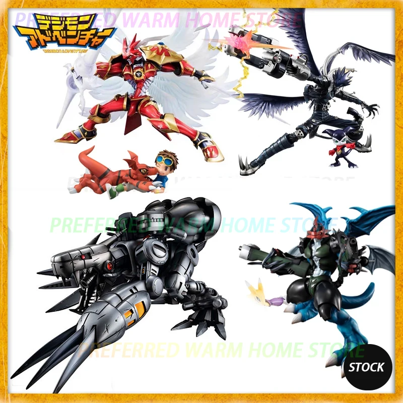 In Stock Megahouse GEM Mugendramon IMPERIAL DRAMON Adventure Angel Beelzemon Renamon Dukemon X Model Toy Guilmon Renamon