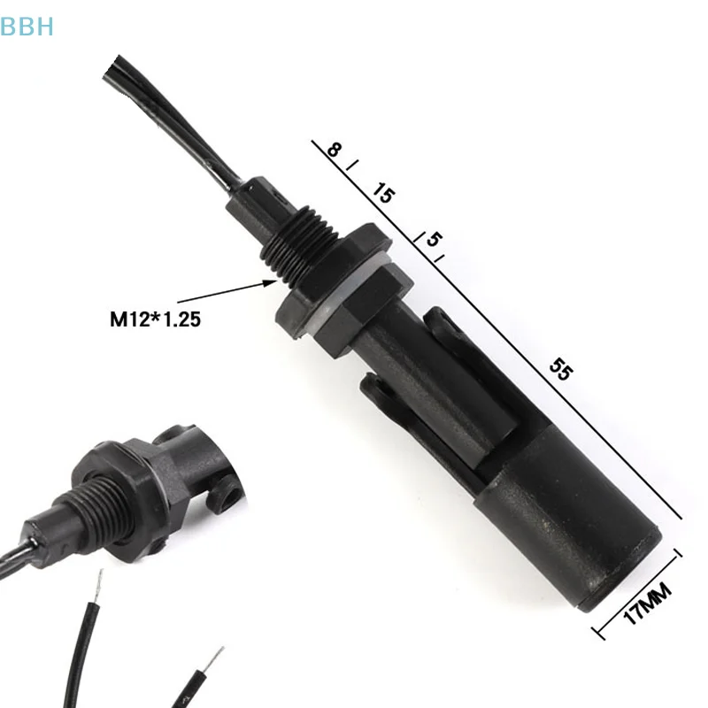 水平フロートセンサースイッチ（サイドマウント）水位コントローラー + 水槽/タンク/プール用自動給水ポンプスイッチ