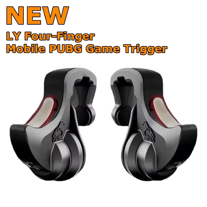 High Quality Mobile Phone Physics Game Trigger LY for PUBG Aim Shooting L1 R1 ABS Key Button for IOS Android Gamepad Controller