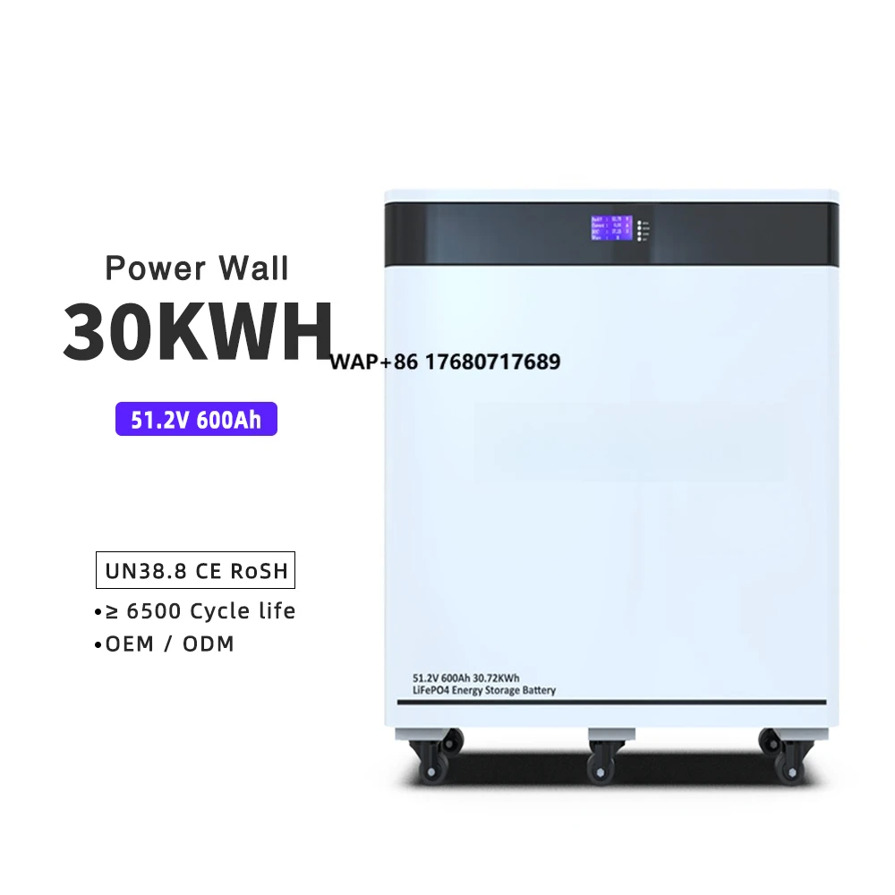 

Sunpok Rechargeable 51.2V 600ah Lithium Ion Batteries 48V 600Ah 30kWh LiFePO4 Battery Pack for Solar Energy Storage System