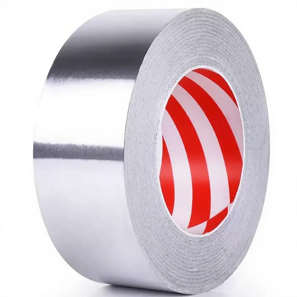 1 Roll Aluminum Foil Tape Self Adhesive Seal Tape High Temperature Insulation Kitchen Sink Waterproof Cooktop Anti-mold Beauty