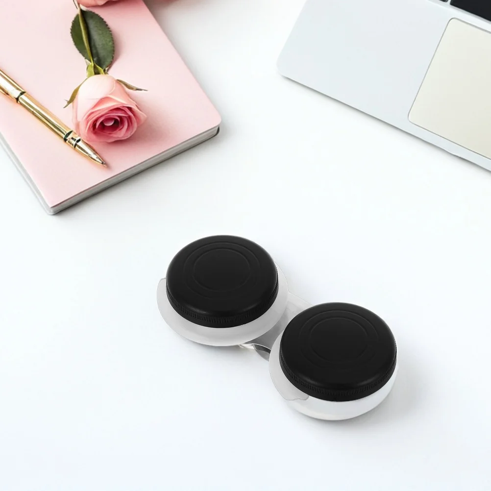 3pcs Wadah Cat Minyak Palet Cat Dua Kompartemen Tempat Cat Pelarut Anti Bocor Dengan Klip Tutup Untuk Mencampur Membersihkan Kuas Seni