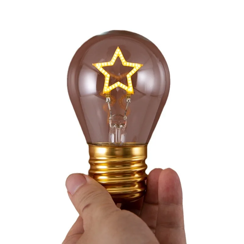Light Bulb Creative Led Rechargeable Light Bulb Color Fun Decoration Fashion Atmosphere Diy Atmosphere High-End