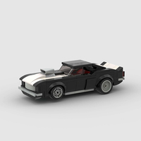 Z28 MOC Car Speed Champions Super Race F1 Vehicle Model Building Block Racing Brick Camaro Toy Christmas Gift City Technical