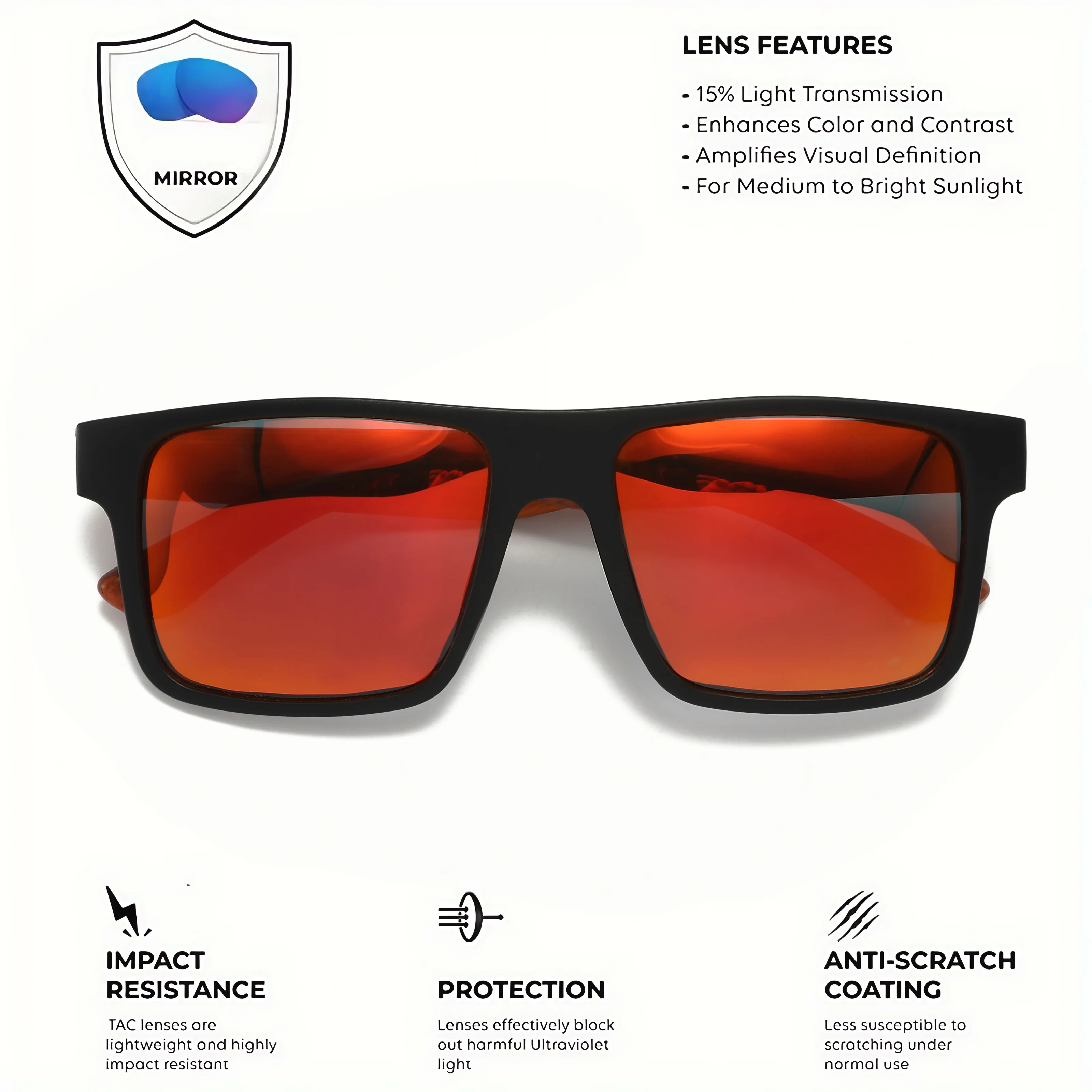 Thumbnail 2 - #42 Discounted Wooden Frame Sunglasses Worth Buying
