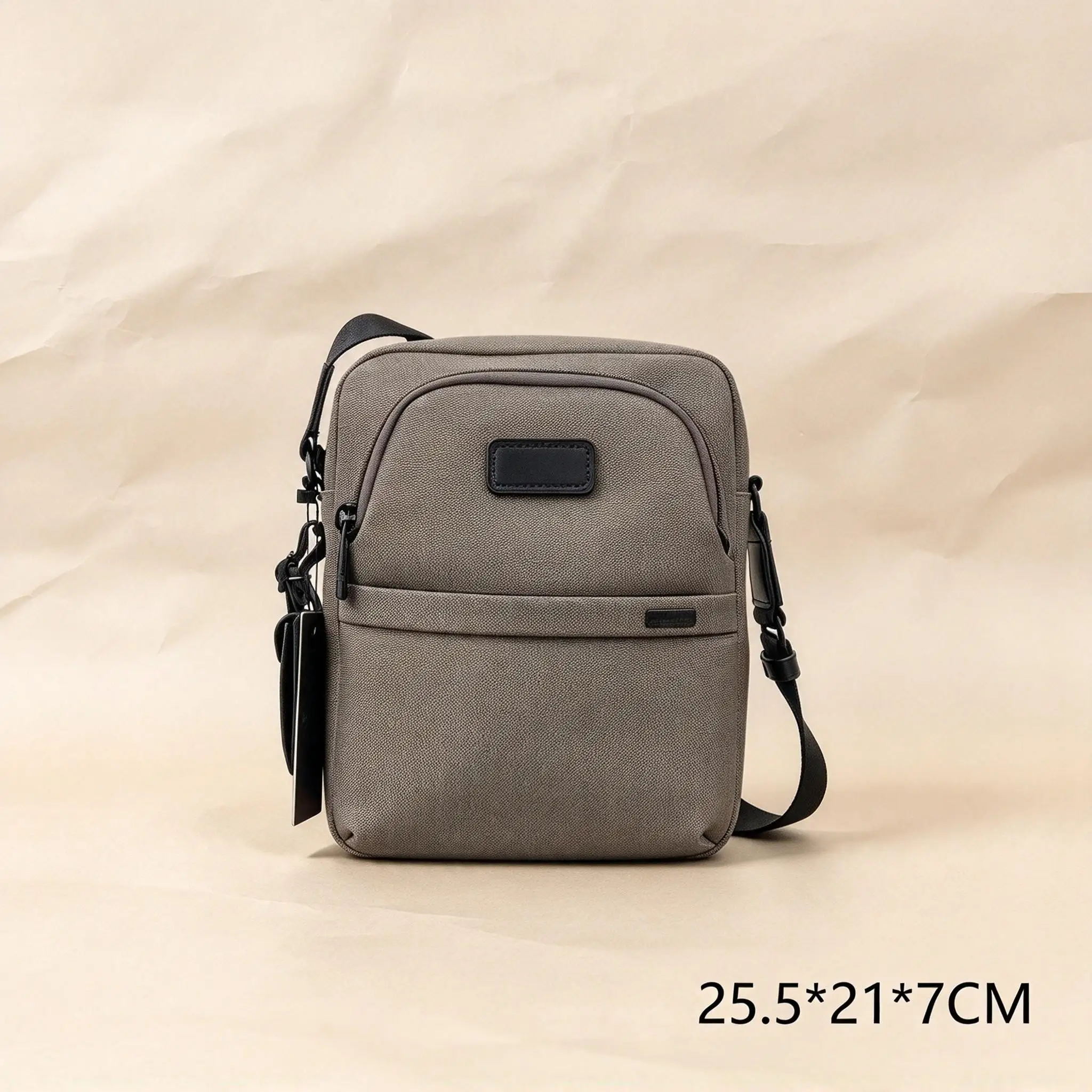 Men's Trendy Small Square Crossbody Bag, Ballistic Nylon Casual Single Shoulder Bag