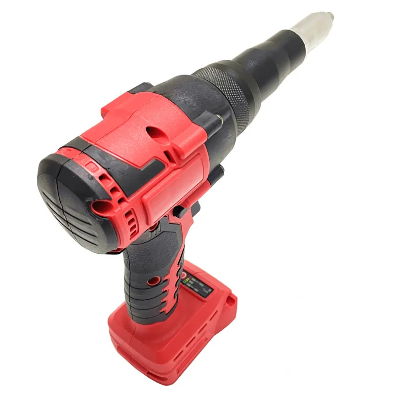 Fit For Milwaukee 18V Battery 2.4-4.8mm Electric Cordless Riveter Gun Brushless Rivet Nut Gun Woodworking Tool Riveting Tool