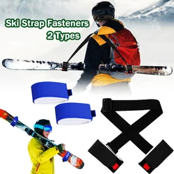 Ski Fastener Straps Ski Straps Fasterner Tape Adjustable Ski Wraps Ties Snowboard Accessories Pads Snowboard Binding Straps